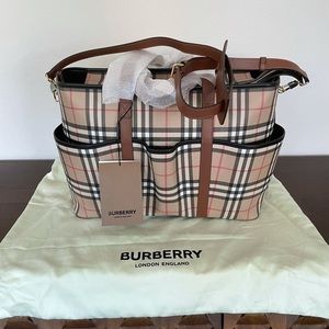 Burberry Parker Vintage Check Diaper Bag